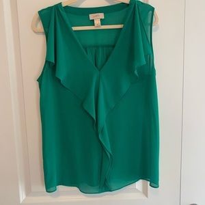 Loft green blouse- Medium